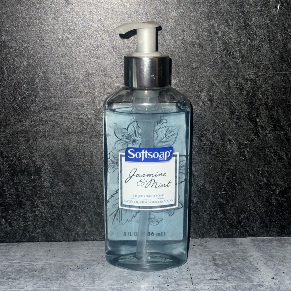 1 NEW Discontinued SOFTSOAP Jasmine & Mint 8Oz. Pump Liquid Hand Soap